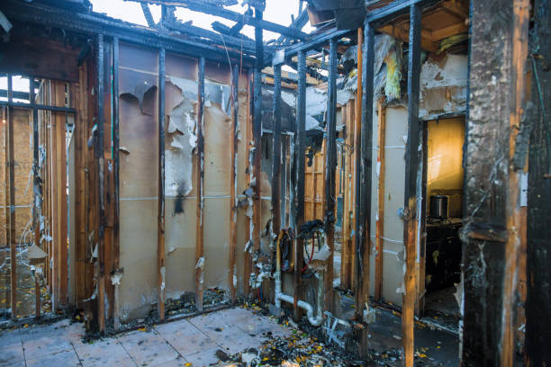 Professional Fire Damage Removal technician working in Hutchison, VA